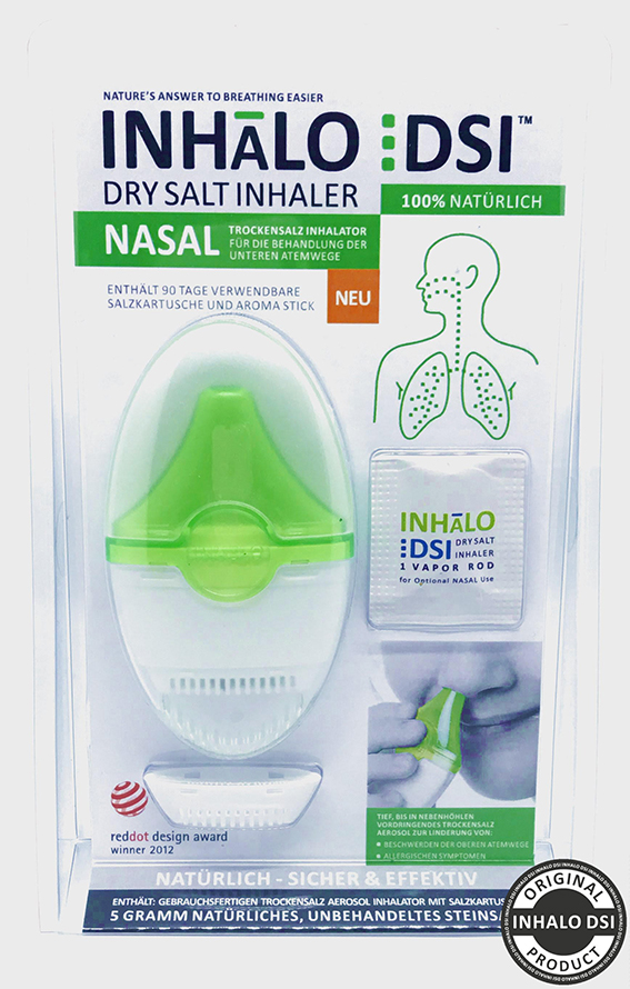 Inhalateur nasal - Thérapie au sel sec - Respirez chez Selva Online