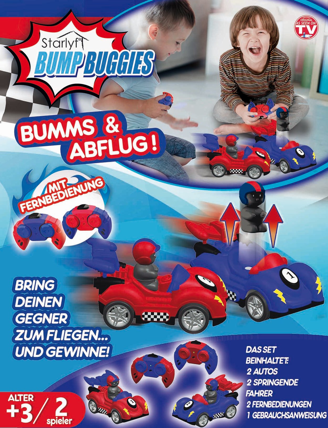 Bump Buggies Set - L'aventure des auto-tamponneuses pour les enfants chez  Selva Online