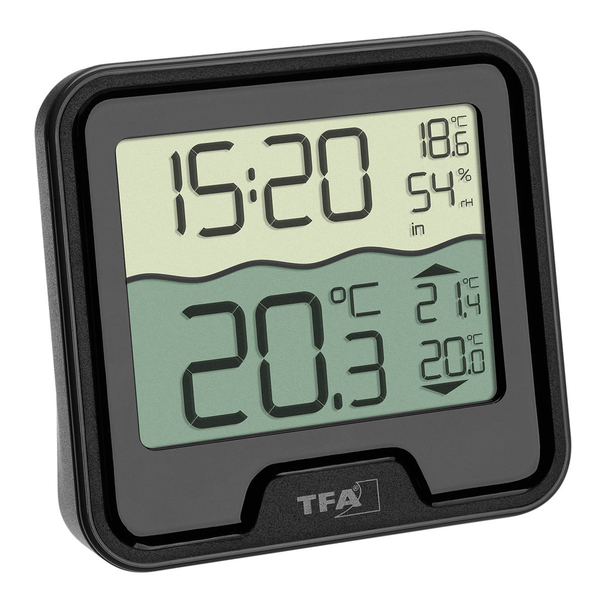 Thermomètre de piscine radio TFA chez Selva Online
