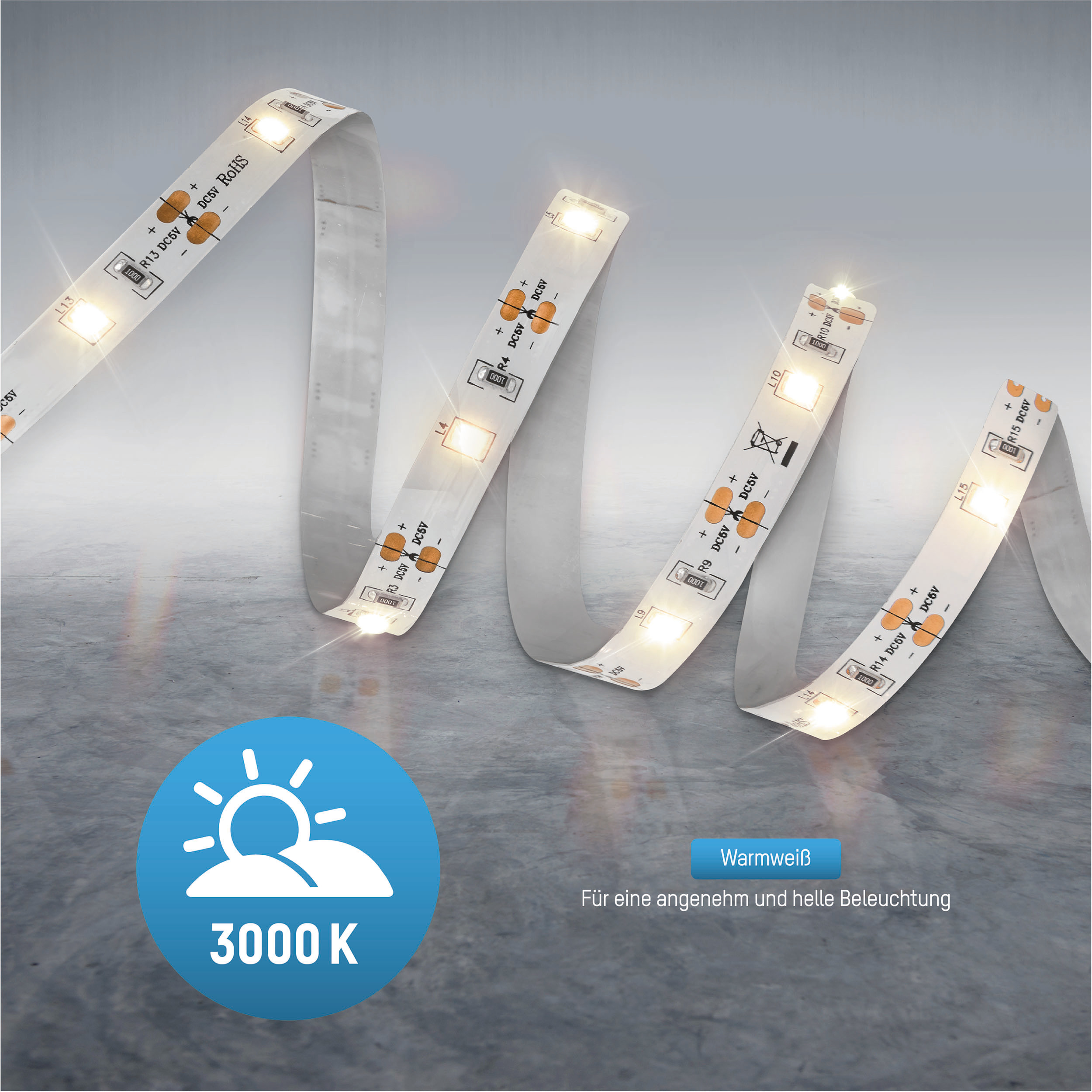 LED-Band mit Bewegungs- und Dämmerungssensor bei Selva Online