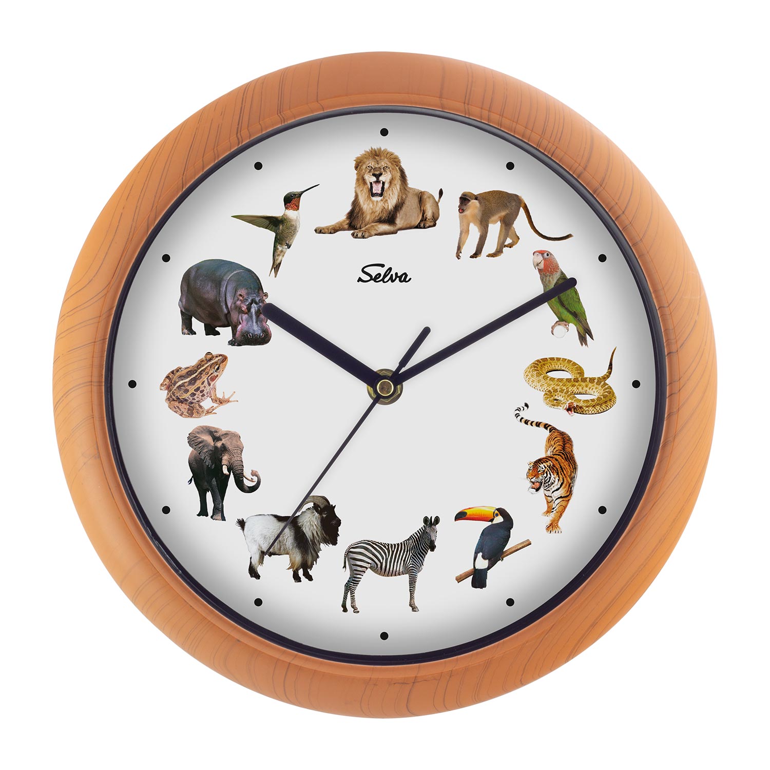 SELVA Animal clock at Selva Online